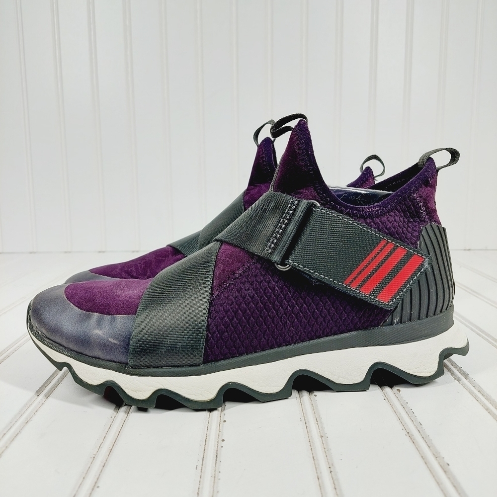 SOREL, Purple and Black Slip-On Sneakers, sz9 - Picture 1 of 11